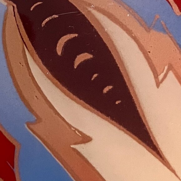 1940's Reverse Glass Painted Butterfly Tray - Double Handled - - Picture 11 of 11